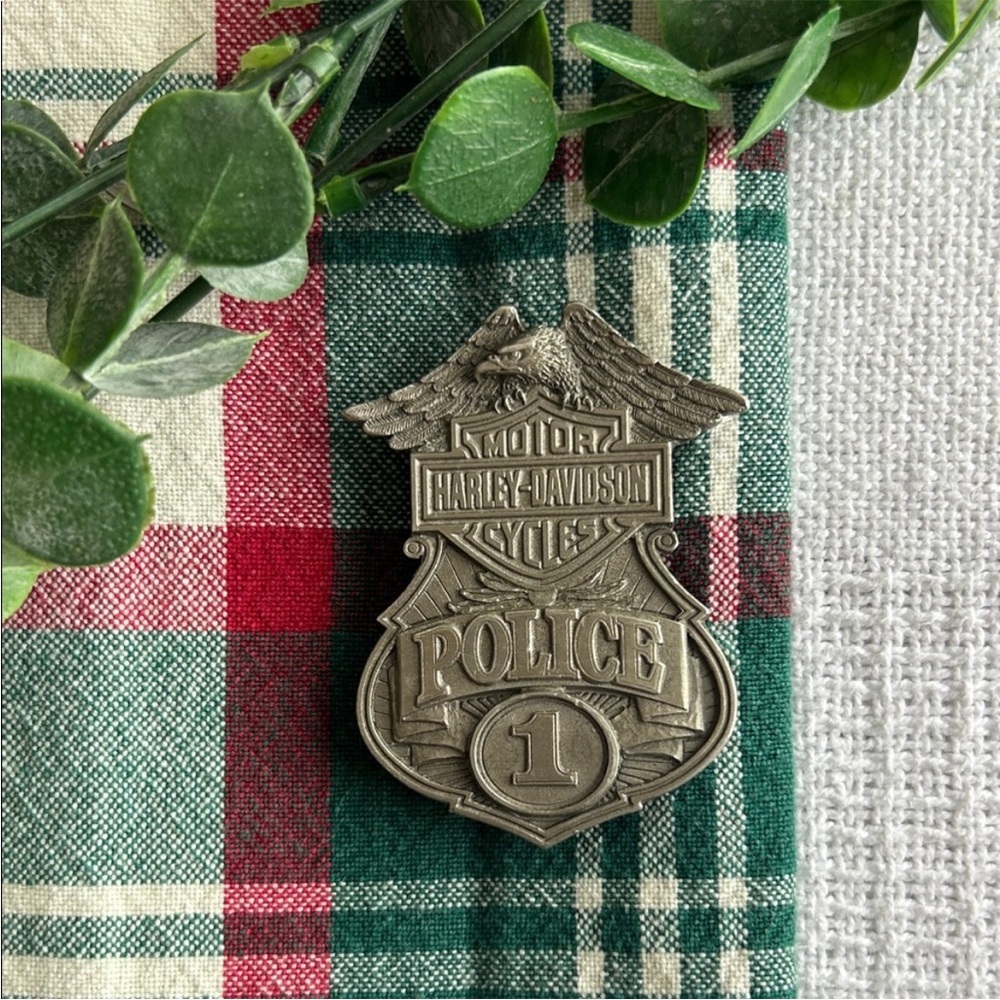 Harley Davidson Police 1 Belt Buckle